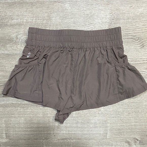 FP Movement by Free People Pants - Women's Athletic Taupe Shorts